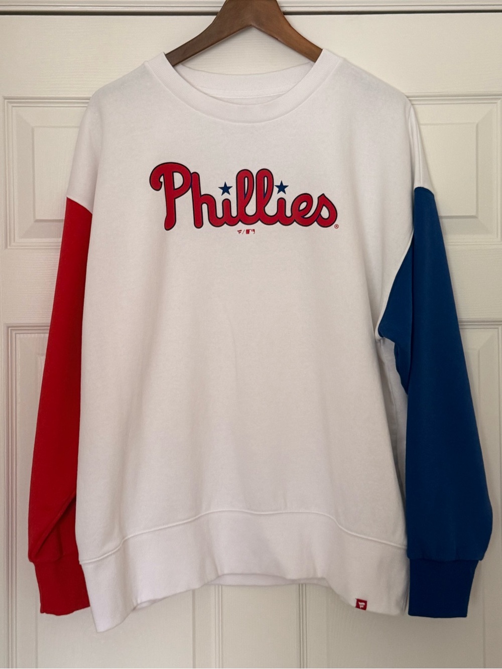 Philadelphia Phillies Fanatics Colorblock Crewneck Sweatshirt